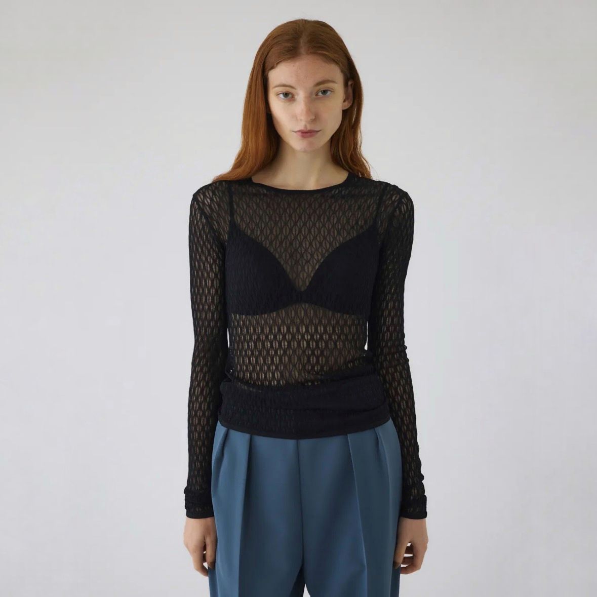 リムアーク RIM.ARK Holiday knit tops （BLK） リムアーク RIM.ARK Holiday knit tops （BLK） - ファッション
