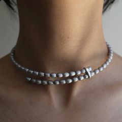 【お取り寄せ注文可能】Baroque Peral Dog Choker