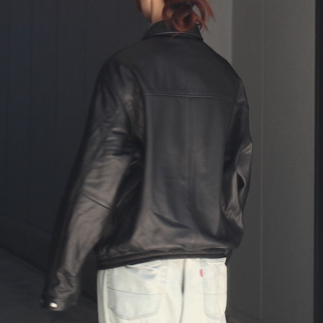 【残りわずか】Leather Blouson