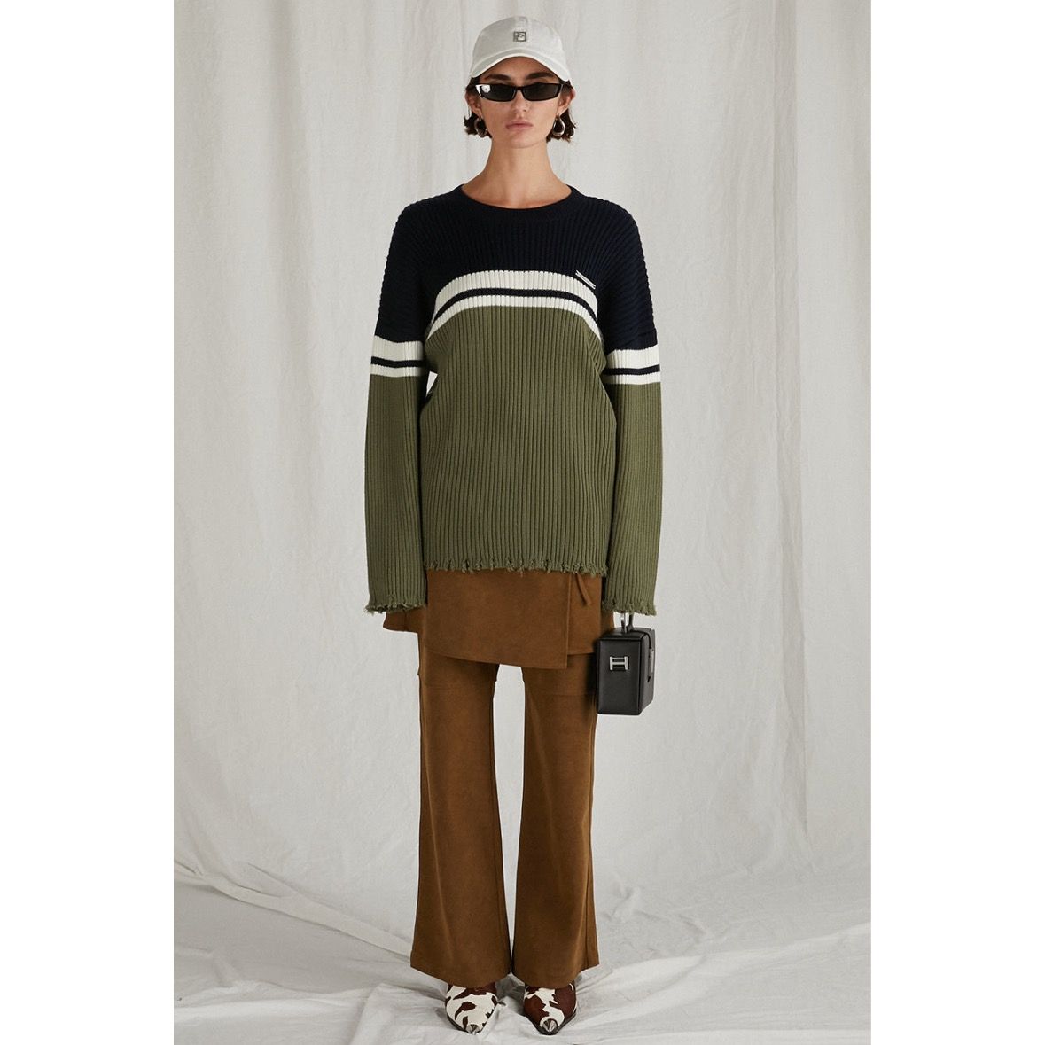 【残り一点】Border Over Knit