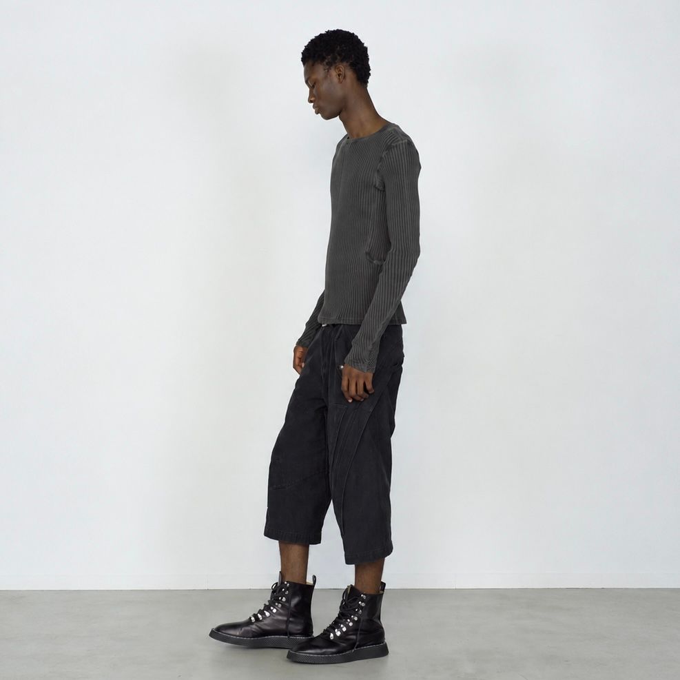 【残り一点】Ribbed Long Sleeve T-shirt