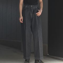 NEONSIGN - 【残り一点】Wide Denim Slacks(BLACK USED) | ACRMTSM  