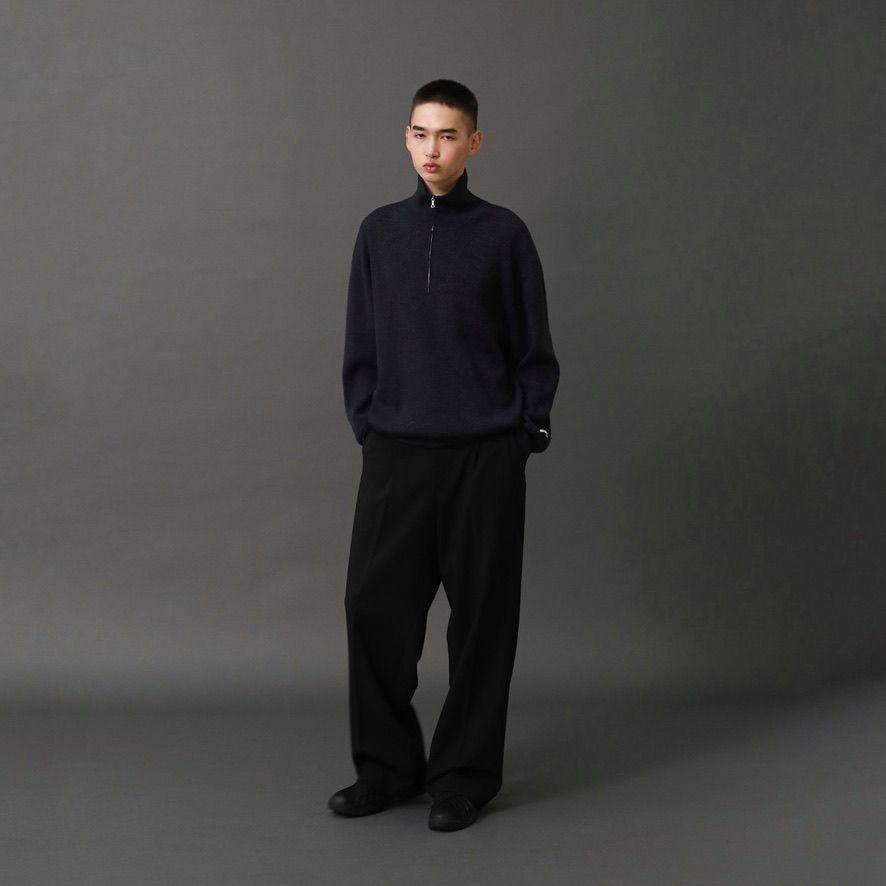 【残り一点】Volume Half Zip Up Knit