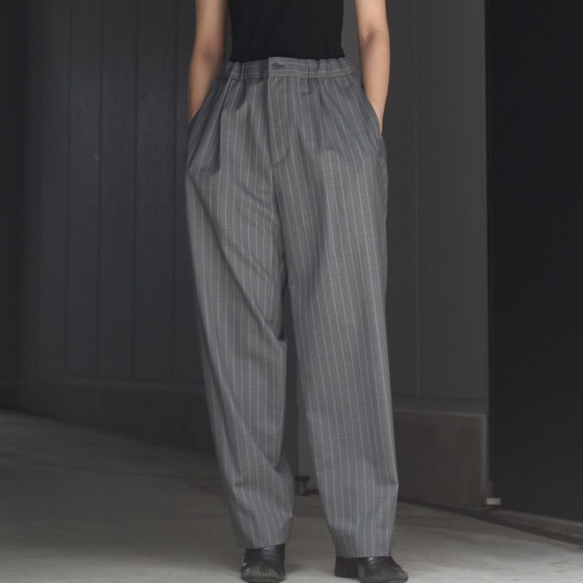 ATON - 【残り一点】Wool Tropical Tapered Easy Pants | ACRMTSM