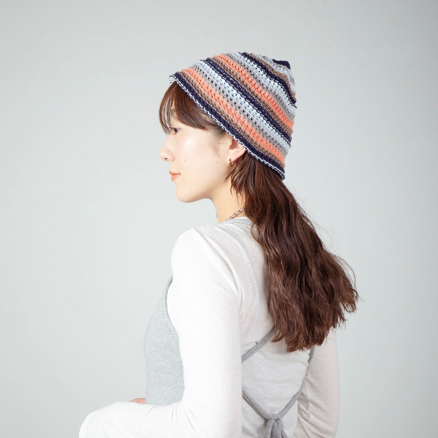 【残り一点】Multi Border Knit Hat