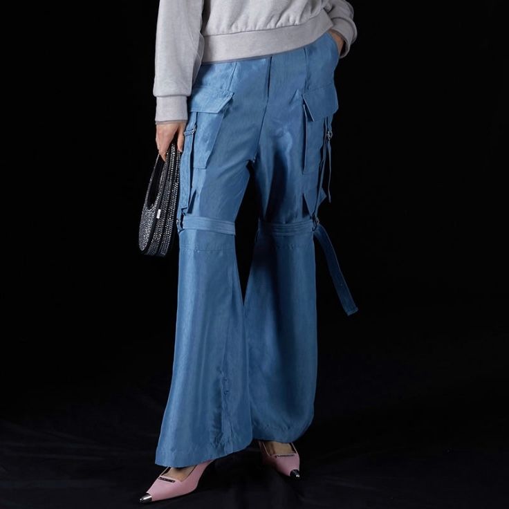 【残り一点】Crushed Satin Bondage Pants