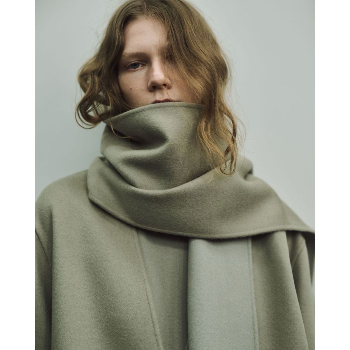 【残りわずか】Wool Cashmere Beaver Reversible Stole Jacket