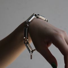 【残り一点】Pipe Chain Bracelet(SILVER)