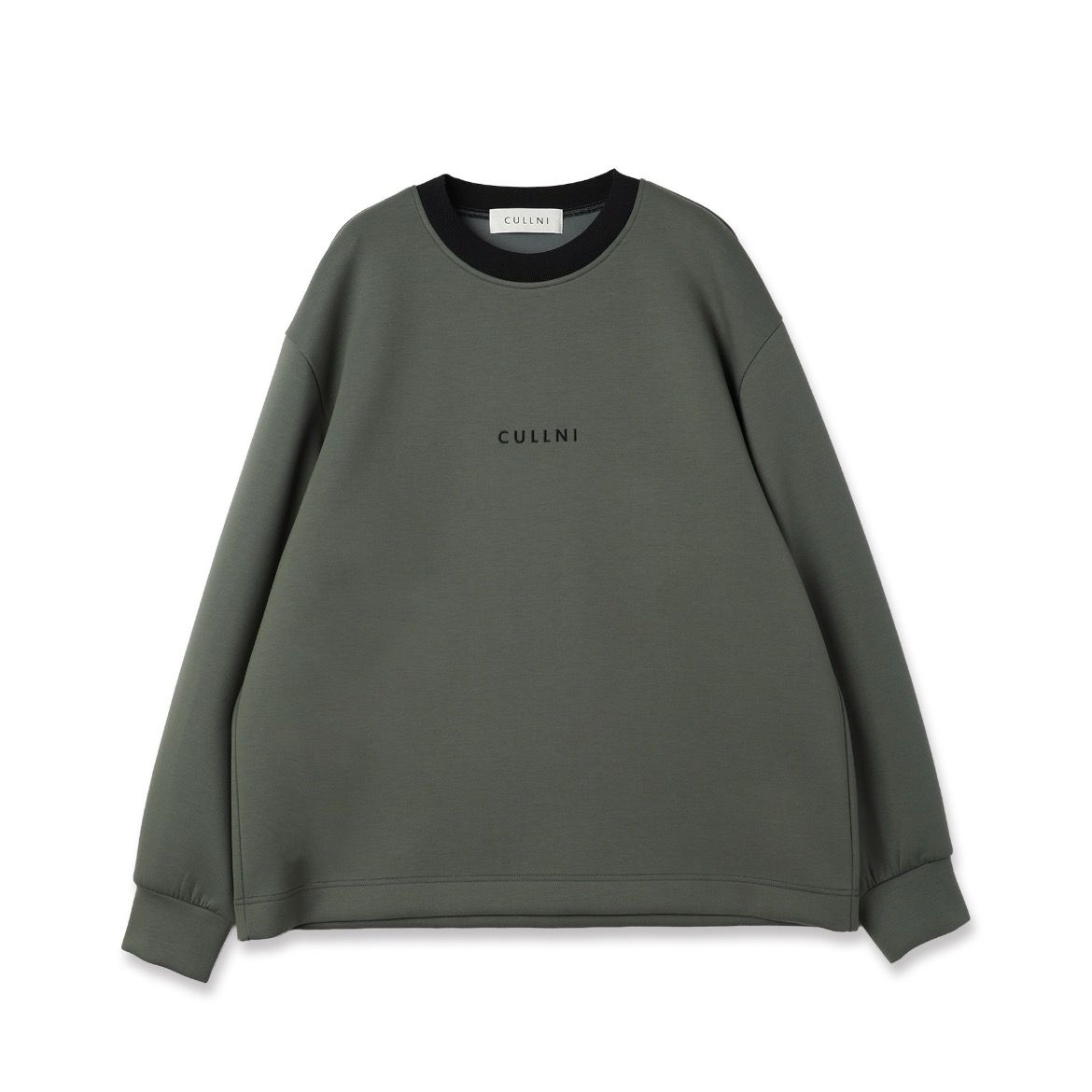 【残り一点】Cullni Logo Embroidery Long Sleeve Pullover