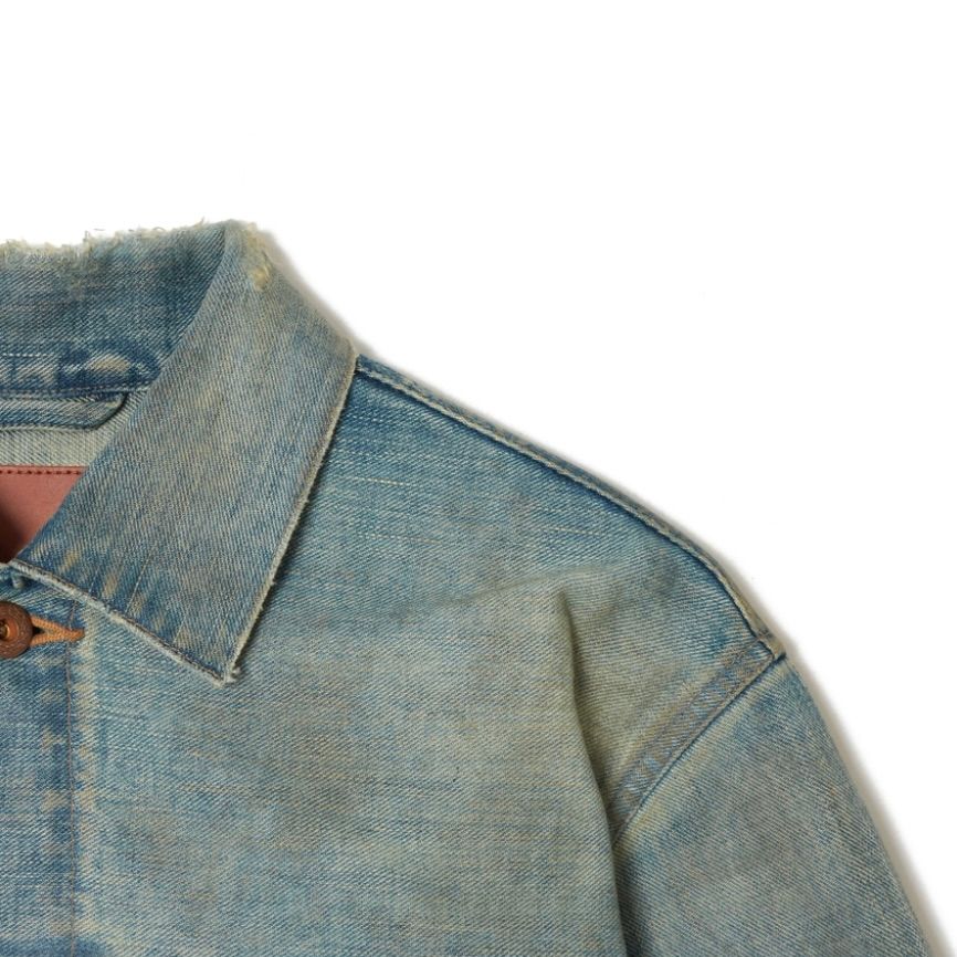 【残り一点】Distressed Modern Denim Jacket