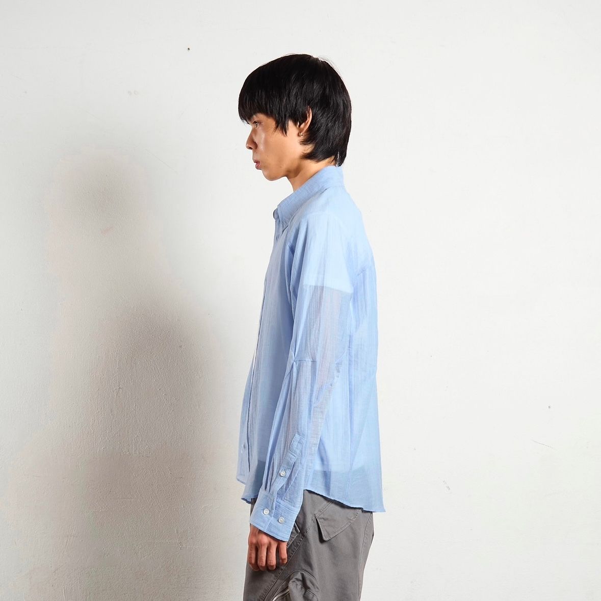 【残り一点】Semi Sheer French Seam Shirt