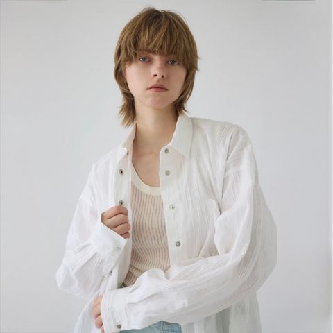 【残り一点】Tuck Pleats Back Volume SH