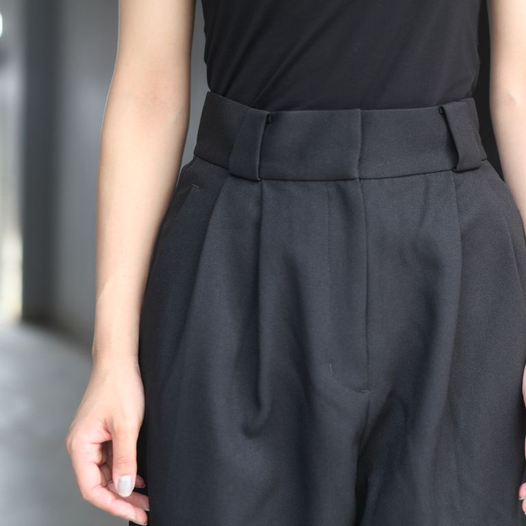 【残り一点】2tuck Trousers Pants - 36 (WOMEN・Mサイズ)