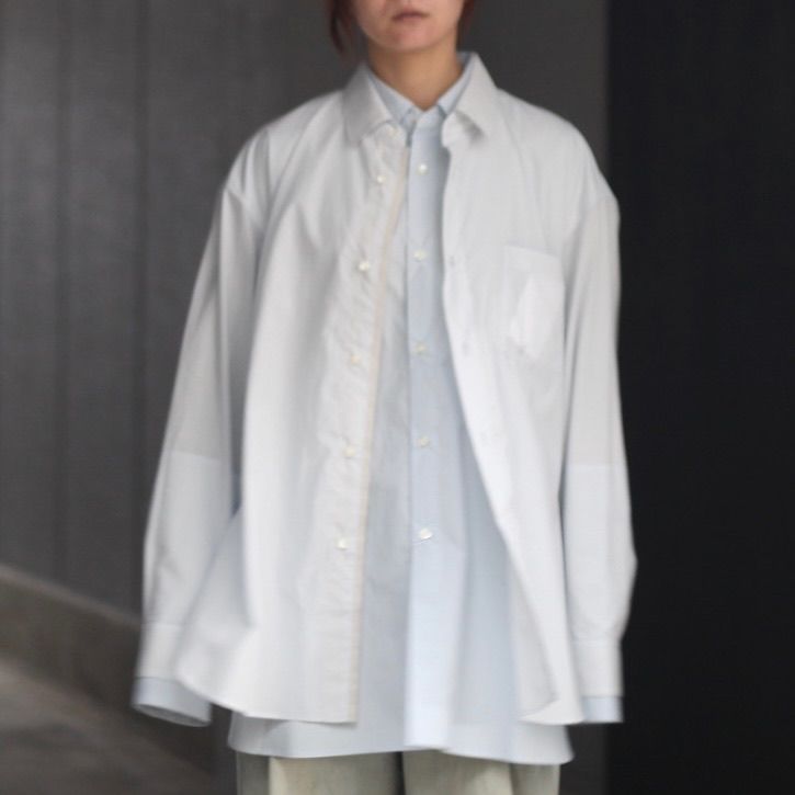 【残りわずか】Oversized Layered Shirt