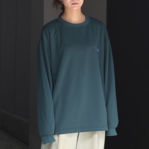 【残り一点】Calee National Logo Drop L/S Tee
