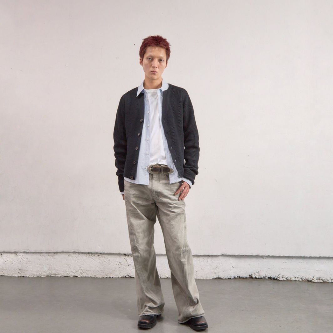 【残り一点】Ribbed Cardigan