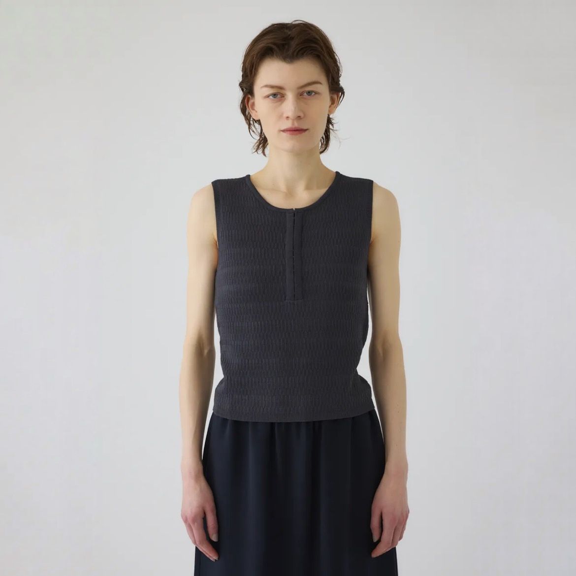 【残り一点】Round Neck Hook Tank
