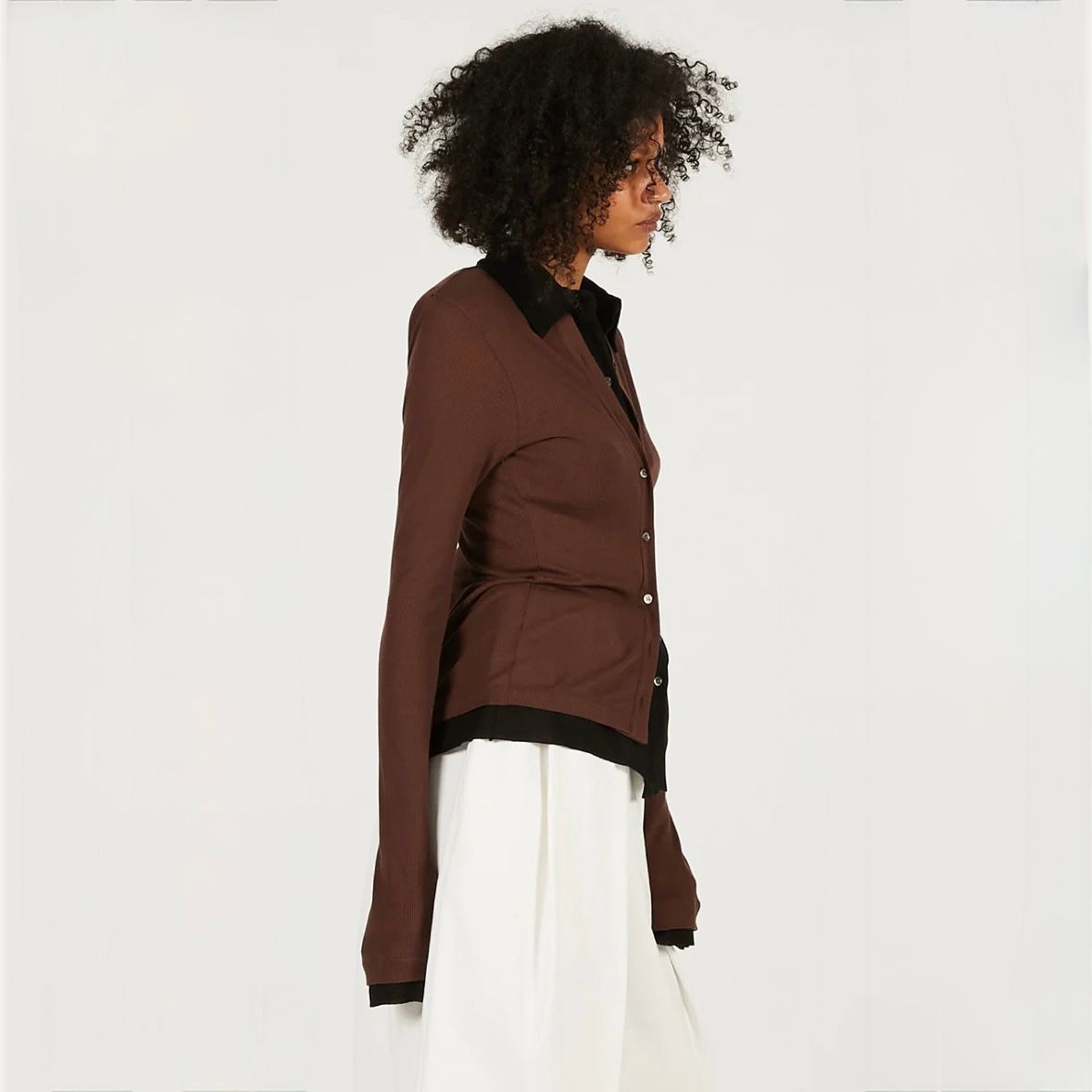 【残り一点】ダブルフロントジャージーシャツ