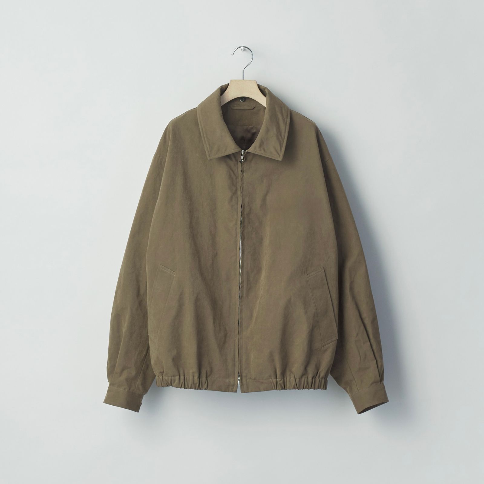 【残りわずか】Detachable Collar Resin Finish Cotton Jacket