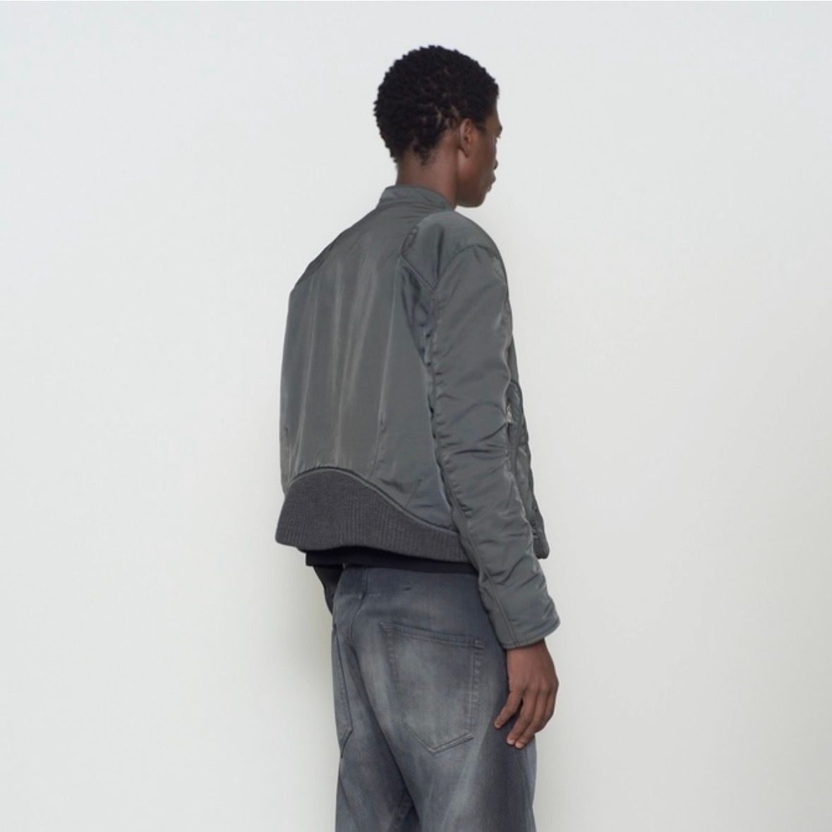 【残り一点】Panelled Padded Moto Jacket