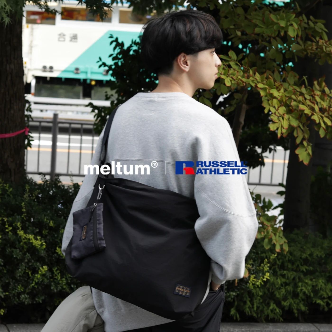 【残り一点】Cap Shoulder Sweat Shirt