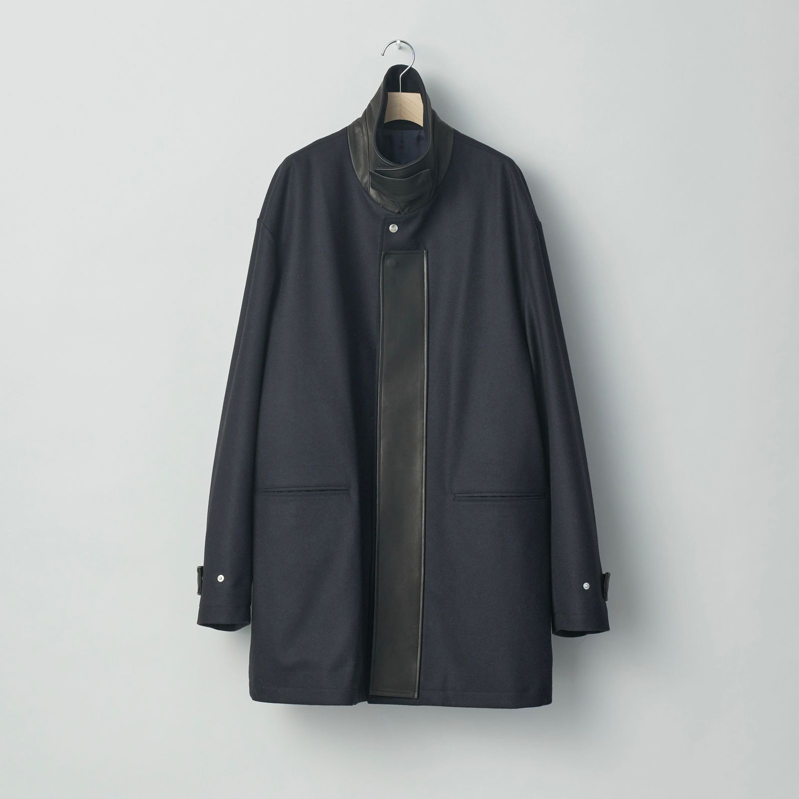 stein - 【残り一点】Leather Fly Front Long Jacket | ACRMTSM ONLINE ...