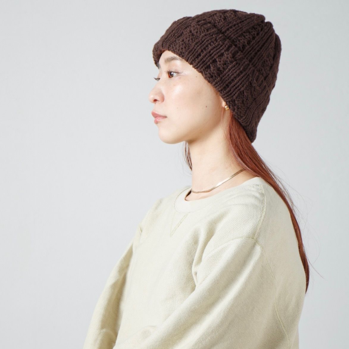 【残り一点】Insideout Cable Knit Cap