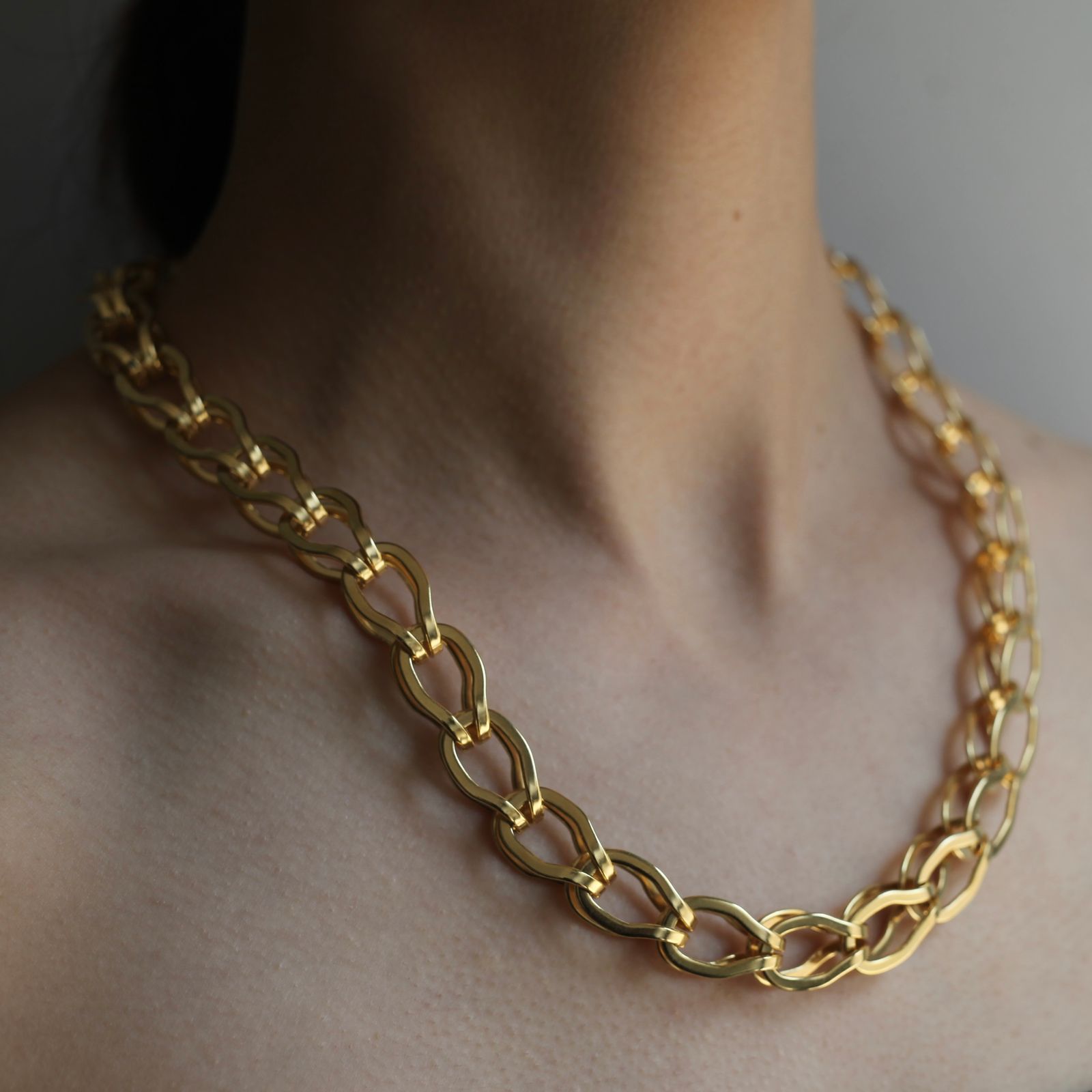 【残り一点】Hand Chain Necklace(GOLD)