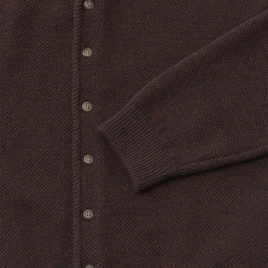 【残り一点】Moss Stitch V-Neck Cardigan
