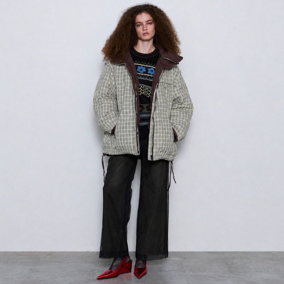 【残り一点】Tulle Layer Denim Pants