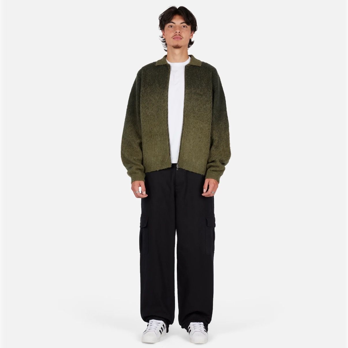 【残りわずか】Mohair Double Zip Knit