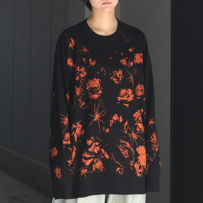 LAD MUSICIAN - 【残り一点】Cotton Wjq Rose Spider Pullover