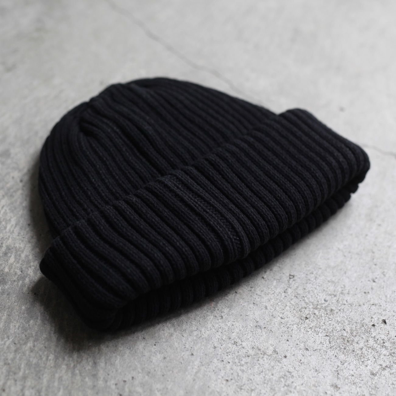 【再販売通知受付可能】Knit Cap(BLACK)