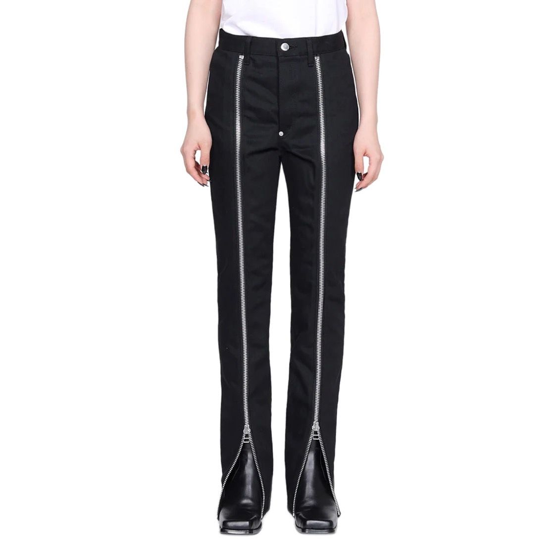 JOHNLAWRENCESULLIVAN - 【残り一点】Rigid Denim Zipped Pants