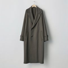 【残りわずか】Oversized Peak Lapel Coat(WOOL/CASHMERE)
