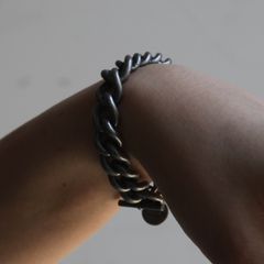 【残り一点】Gradation Chain Bracelet(BLACK)