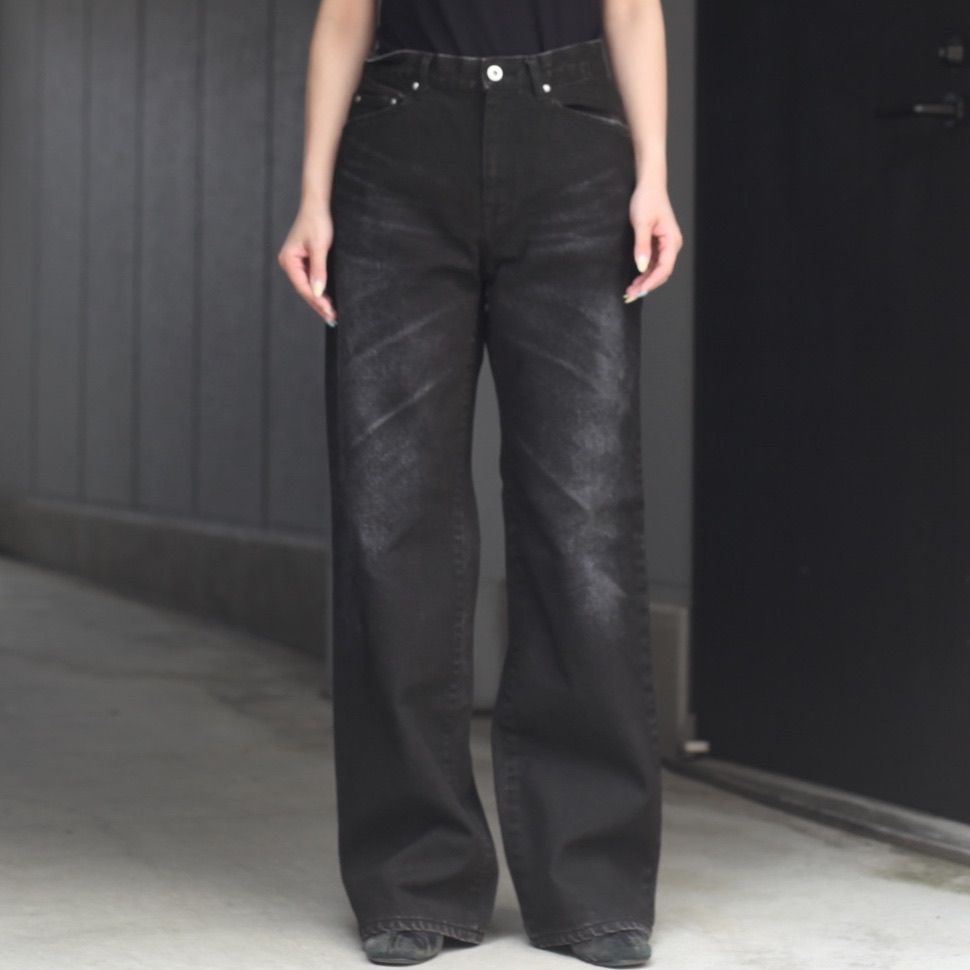 【残り一点】Flocked Denim Pants