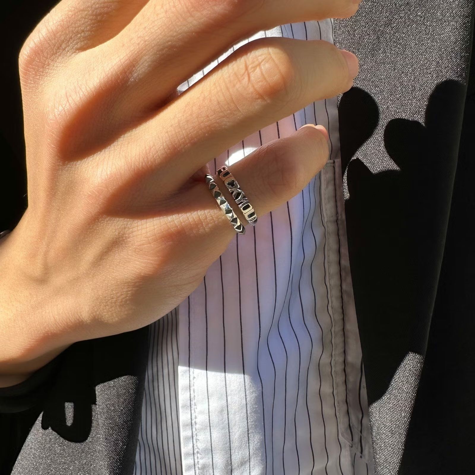 【お取り寄せ注文可能】Multiple Studs Ring S