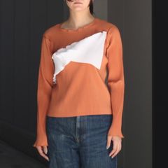 【残り一点】Spiral Wave Long Sleeve Top