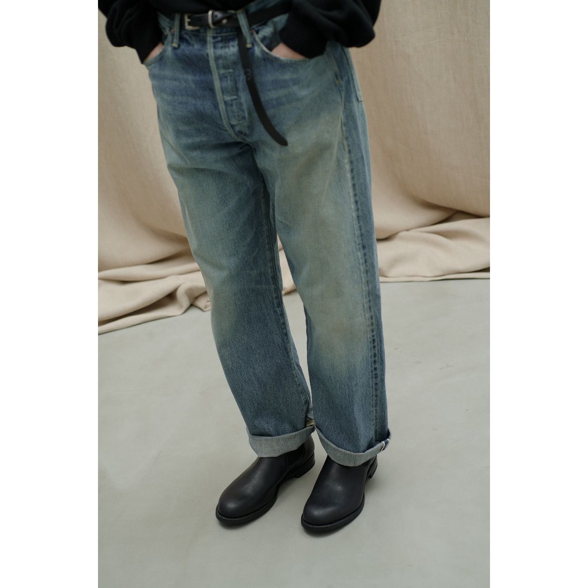 YOKO SAKAMOTO - 【再販売通知受付可能】Denim Straight Pants(USED FADE) | ACRMTSM ONLINE  STORE