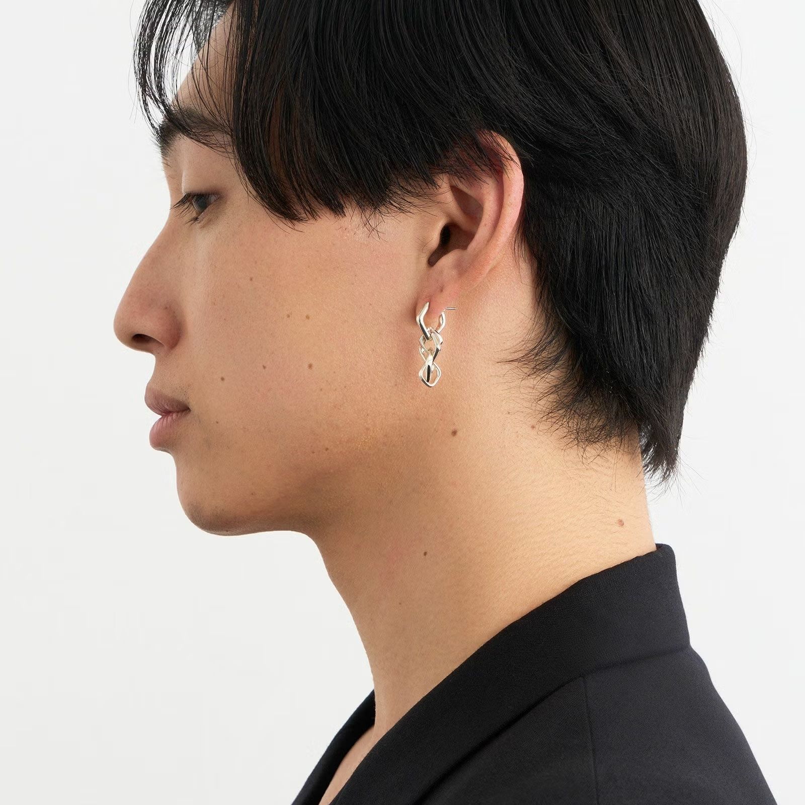 【お取り寄せ注文可能】Diamond Link Chain Pierce