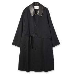 【残り一点】Wool Gabardine Layerd Long Coat