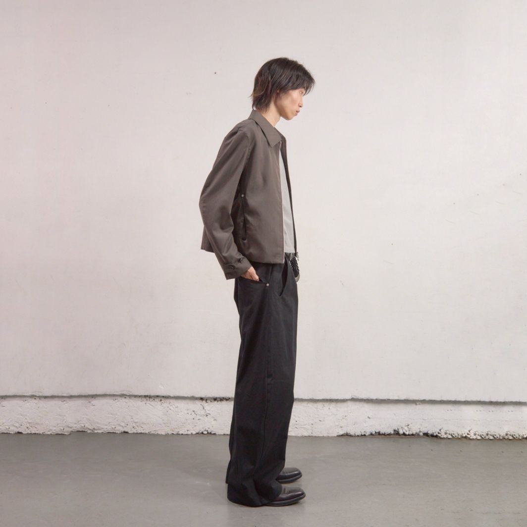 【残り一点】2Tucked Curved Leg Trousers