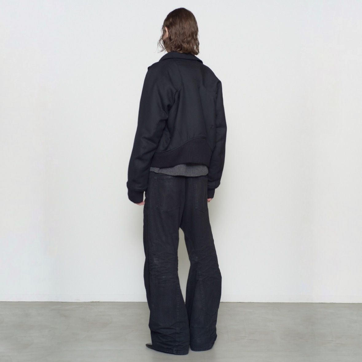 【残り一点】Zip Up Padded Short Bomber Jacket