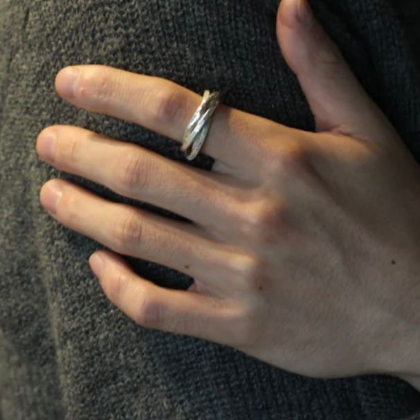 【お取り寄せ注文可能】Quadruple Texture Ring