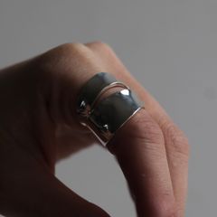 【残り一点】Angled Slit Ring