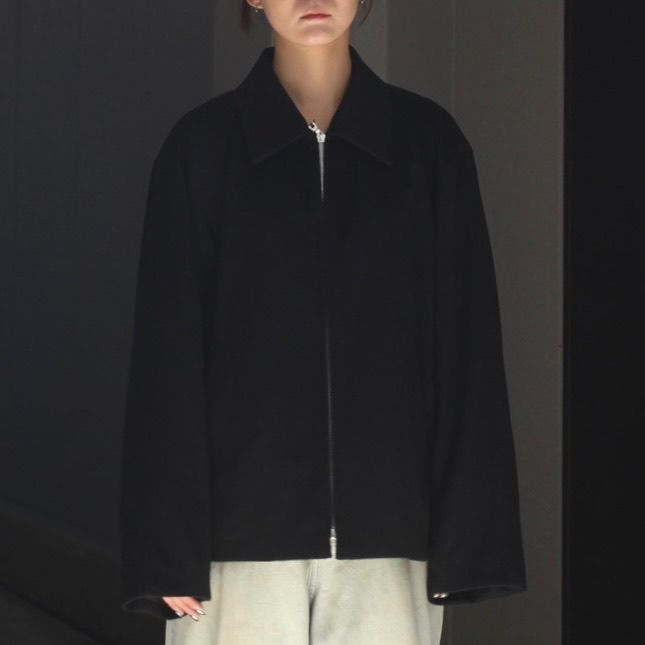 【残りわずか】W/CA Beaver Zip Short Jacket