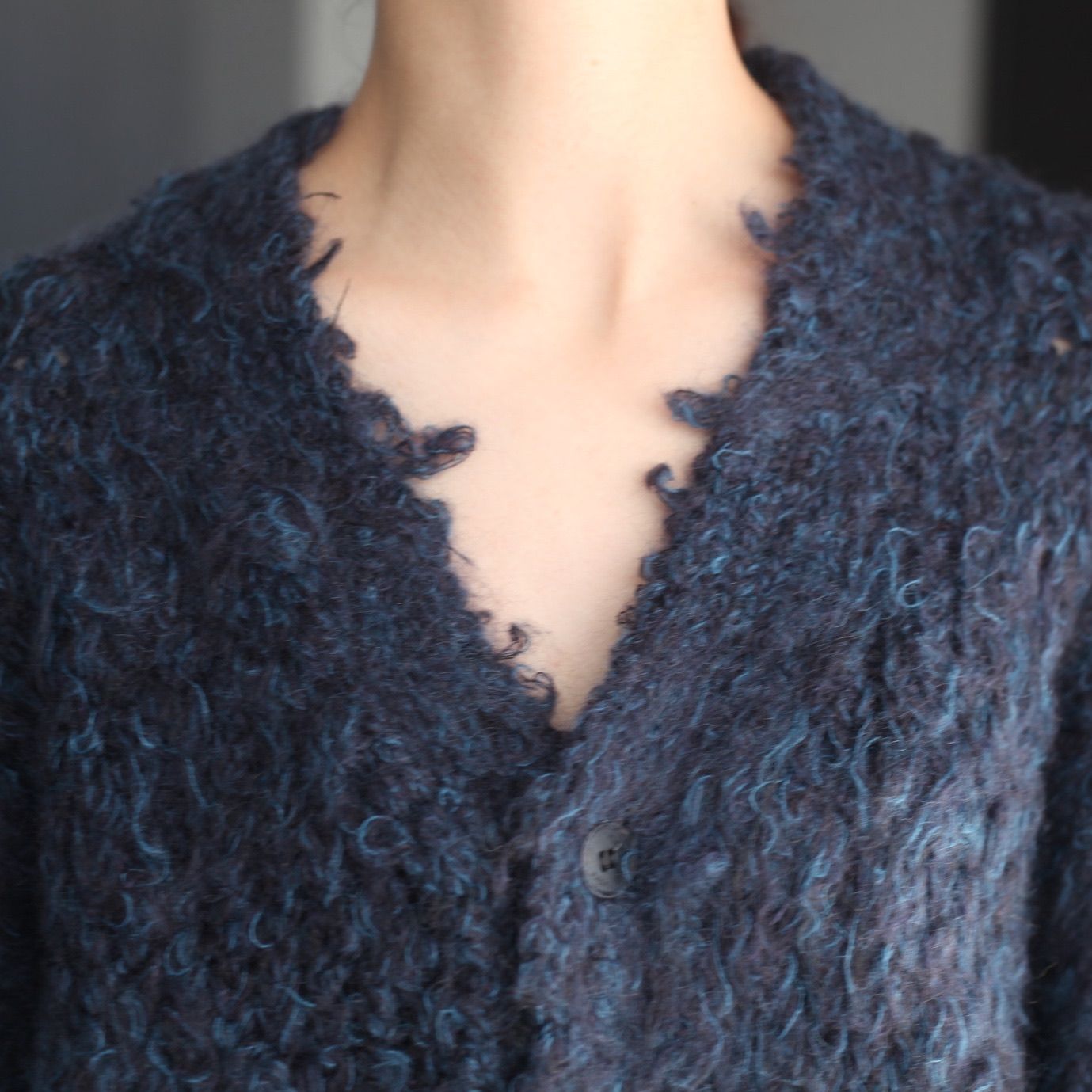 【残り一点】3Color Mix Mohair Cardigan