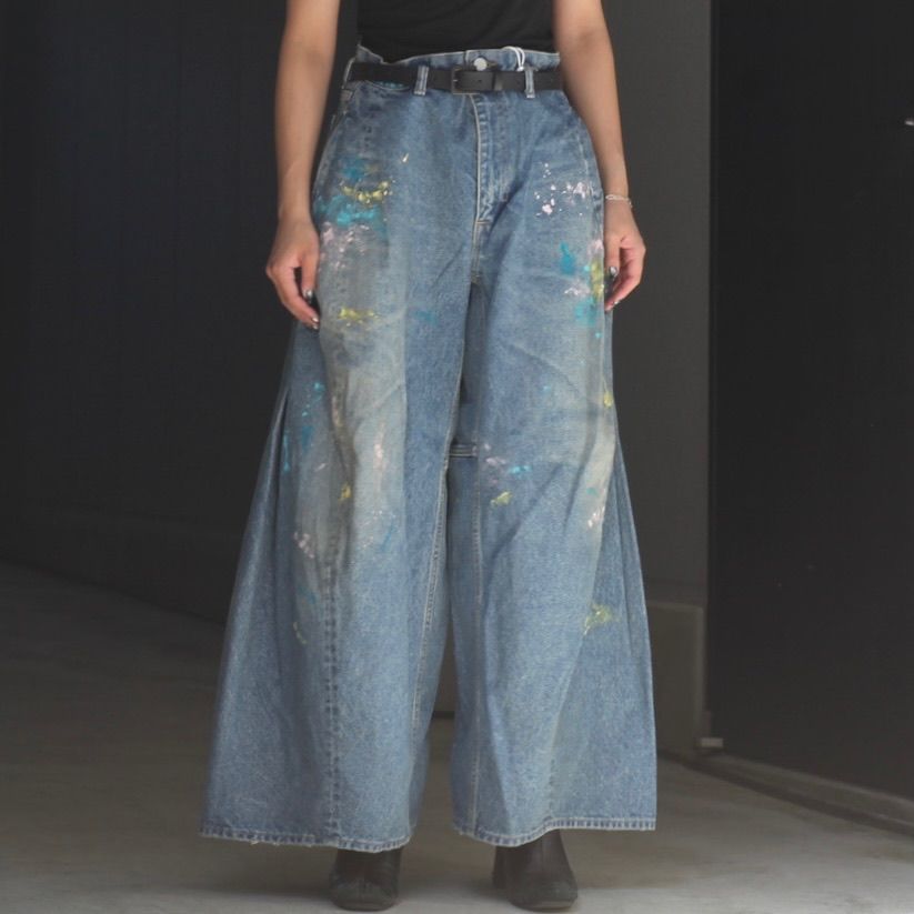 【残り一点】Painted Ordinary City Egg Baggy