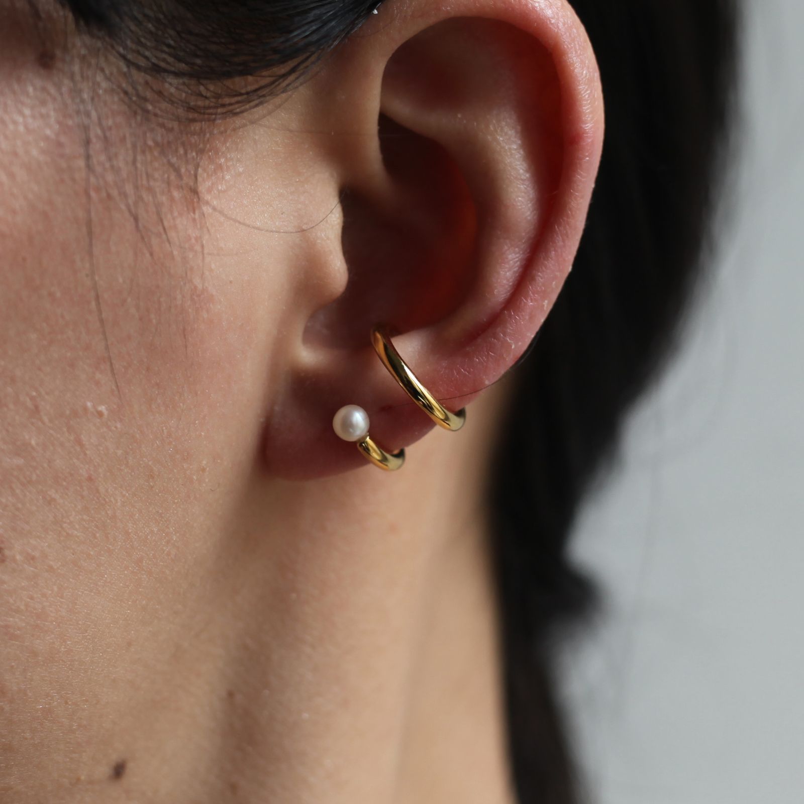 【残り一点】Separate Ways Ear Cuff 左耳用(GOLD)